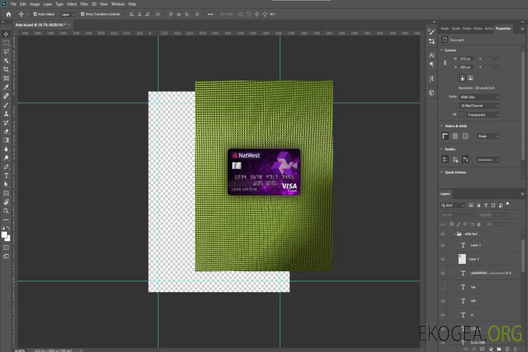Royaume , Uni NatWest Bank Visa Classic Card Photolook recto template Royaume , Uni NatWest Bank Visa Classic Card Photolook recto template